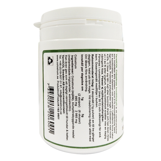 TerniCOL瑞典进口天然补充儿童免疫球蛋白乳铁蛋白牛初乳粉70g 2瓶