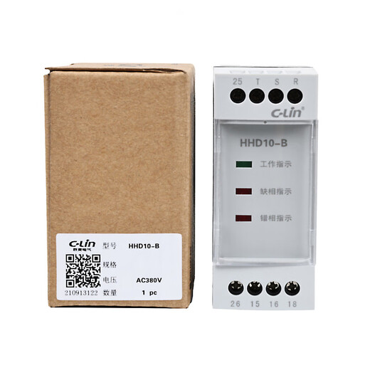 Phase sequence failure phase loss protection relay HHD10-B AC380V three-phase voltage unbalance protection T2