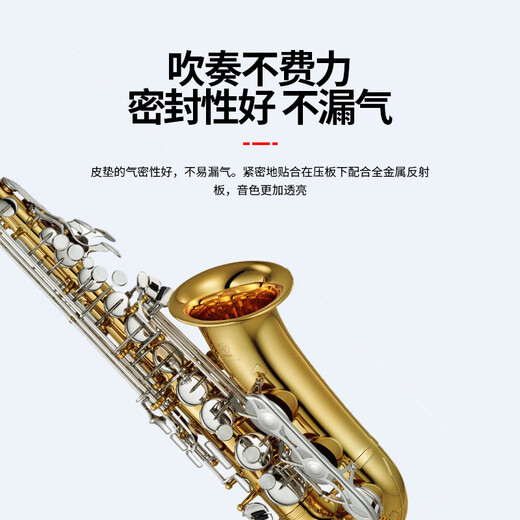 雅马哈（YAMAHA）萨克斯YAS26 S1 280中音降E调YTS26次中音降B调专业考级成人入门 YAS-26中音降E【无#F键】