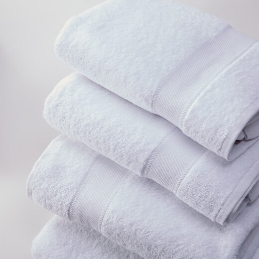 SHOPMARRIOTT Marriott Hotel Towel Combination Five-star Hotel Pure Cotton Side Scarf Water-absorbing Face Washing Household Bath Towel (76x147cm/693g) 1 piece