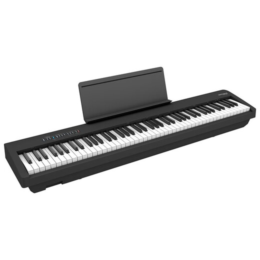 Roland Electric Piano FP-30x Home Anfänger Professionelle Untersuchungsleistung tragbarer 88-Key-Hammer-Tastatur Smart Electronic Piano FP30X Black + Stable U Rack + Single Pedal