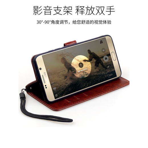 居小智适用红米K40S手机壳翻盖式皮套磁扣钱包款可插卡外壳全包防摔硅胶软壳保护套男女款 红米K40S【棕色】