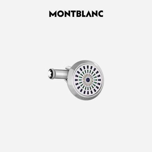 万宝龙MONTBLANC 银色圆形袖扣 118597 礼物