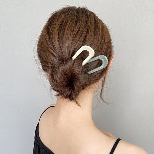He Niang U-shaped hairpin daily modern short style hairpin hairpin artifact 5 pieces #五色%recommended ins minimalist hairpin