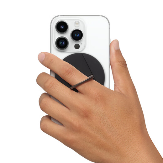 Belkin (BELKIN) mobile phone holder MagSafe magnetic holder iPhone ring buckle Macbook continuous interoperability camera live video mobile phone holder MMA006 black