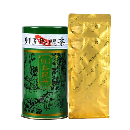 天福茗茶台湾天仁茗茶原装进口913乌龙茶 台茶高山冻顶乌龙茶叶150克 3罐