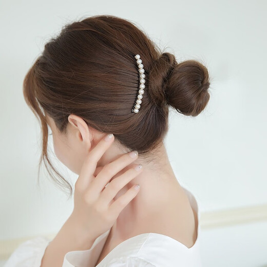 Chimera (CHIMERA) freshwater pearl hair comb for broken hair, bangs clip, high-end hairpin, girl's birthday gift