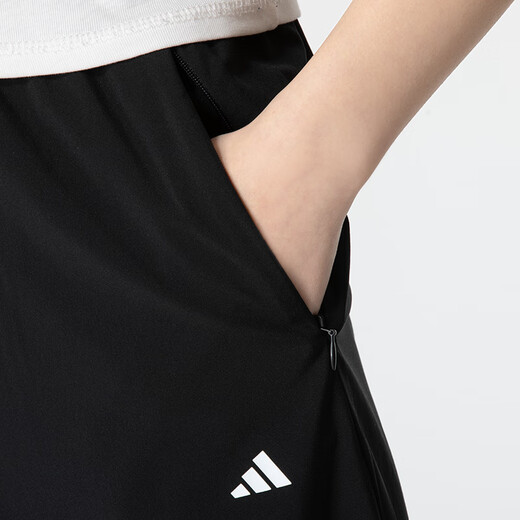 
Adidas suit women's 25 summer new fashion round neck short-sleeved T-shirt breathable running sports pants straight pants two-piece set two-piece set/simple trend M