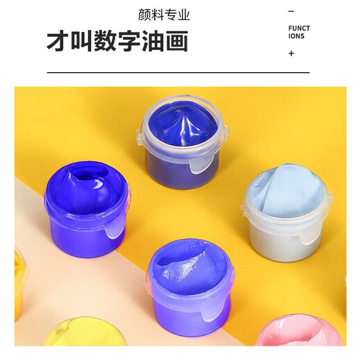 Long time no see digital oil painting diy hand-painted graffiti acrylic oil painting summer green landscape painting coloring handmade decorative painting