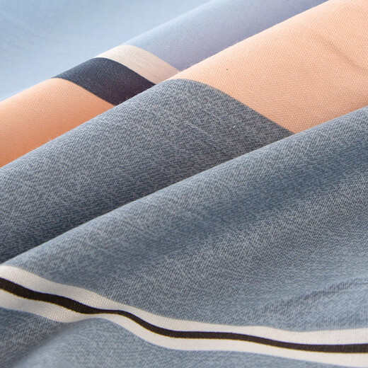 Baijia Hao Cotton Old Coarse Sheet Single Piece Double 1.5 Meter 100 Cotton Single Student Dormitory Sheet Cute Cow-Gray (Encrypted Cotton Coarse Cloth) Moisture Absorbent 1.8 Bed 250*230 Sheet (No Pillowcase)