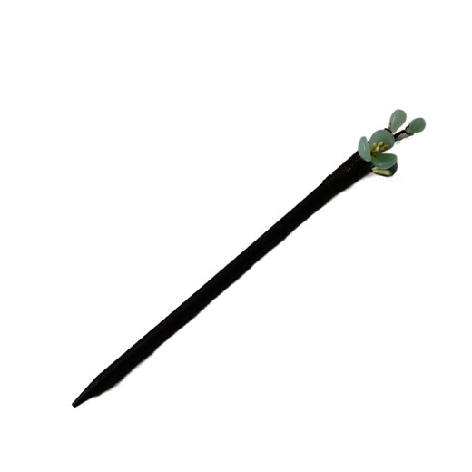 Mr. Ouyang's hand-wrapped antique-style hairpin Hanfu accessories hairpin step shake ethnic style retro wood wooden hairpin head ornaments fz-62E-Purple