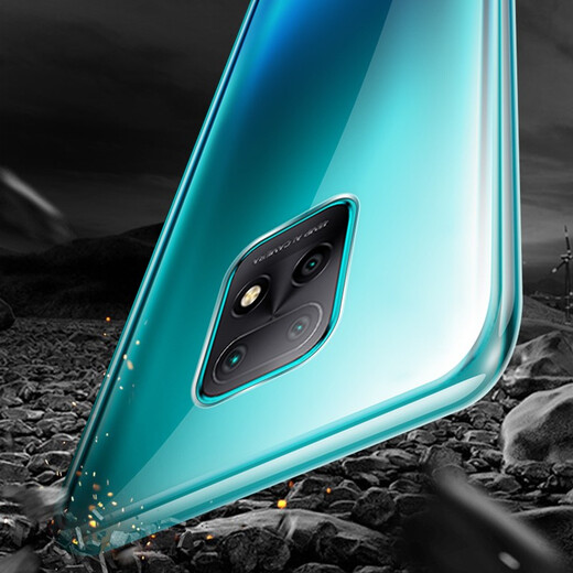 Yao film is suitable for Xiaomi Redmi 10x mobile phone case, micro-matte black protective cover, Redmi 10X 4g/5g version transparent soft shell, all-inclusive anti-fall for men and women, Redmi 10X 5G version - zero-sense clear transparent case