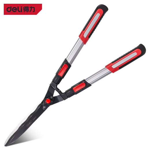Tijeras de podar Deli, tijeras para podar flores de jardín, tijeras para árboles frutales, tijeras de jardinería grandes, gruesas y potentes, tijeras para viveros de césped, tijeras para setos telescópicas de aleación de aluminio de 35 pulgadas DL58042