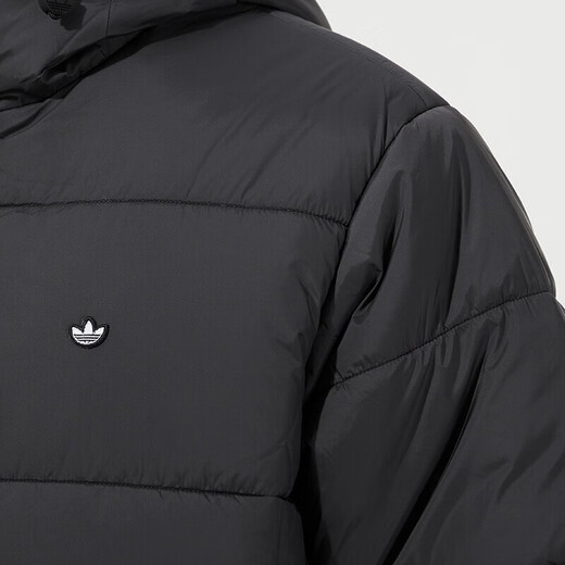 Adidas down jacket men's 2024 winter outdoor training SPORTY DOWN casual fashion versatile and comfortable sportswear H13555/Three-leaf clover cotton jacket S