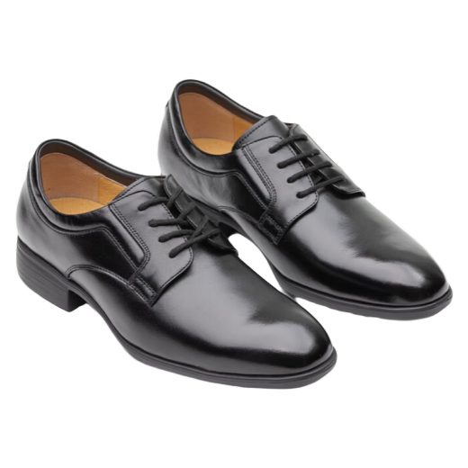 Y.R.SHOE Jiangsu Yuren Gongfa spring and autumn lace-up cowhide single leather shoes lightweight anti-slip soles breathable and comfortable formal leather shoes black 42 (260) men