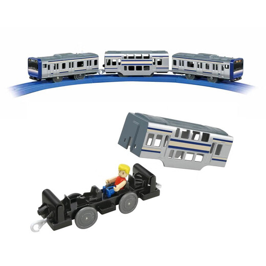 多美（TAKARA TOMY）多美卡火车模型普乐路路电动三节火车头儿童玩具新干线高铁男孩礼 S-27 E235系 横须贺线【157106】