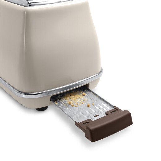Delonghi Retro Series CTO2003/2103.AZ Toaster Toaster Toasted Sandwich Bread Toaster Home Light Food Machine Breakfast Machine Bread Toaster Cream White