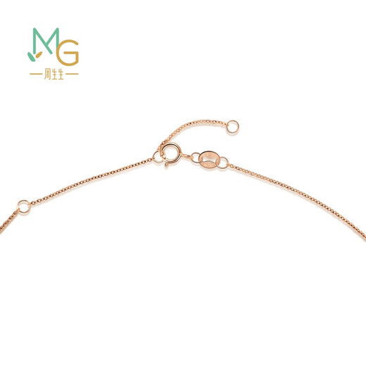 Chow Sang Sang 18K rose gold Yong series star-shaped color gold pendant necklace for women 91600N 45 cm