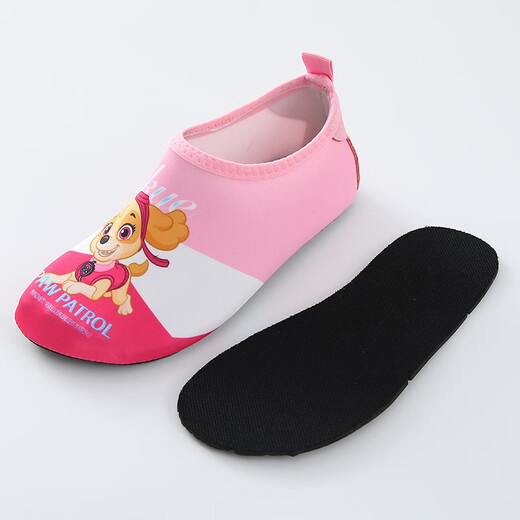 Paw Patrol (PAW PATROL) Paw Patrol Children's Slippers Home Shoes Baby Slippers Autumn and Winter Indoor Household Shoes Anti-slip Soft Bottom Bag Heel Cotton Slippers 2066 Paw Patrol Blue Archie 26 Suitable for size 26/27 (one size smaller)