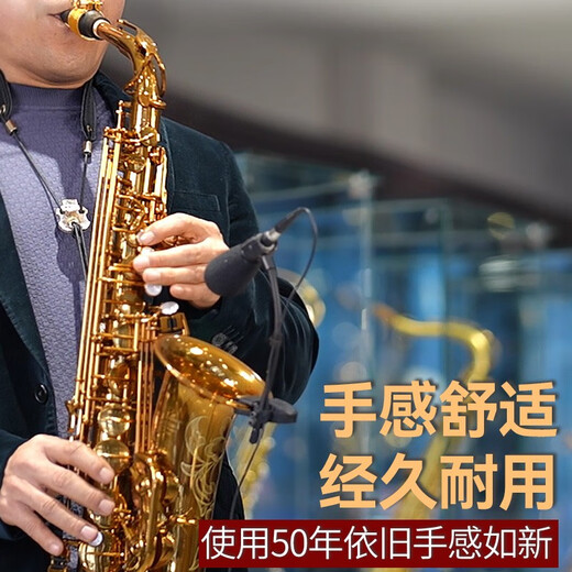 Rollins Saxophone Instrument E -Flat 9902 Alto Saxofon Instrumento Rollins Examen de grado para principiantes Rendimiento general Modelo general 9902 Alto - Modelo de oro
