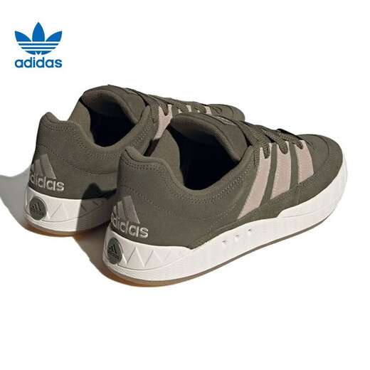 阿迪达斯（adidas）三叶草男女同款板鞋2025夏季新款ADIMATIC经典复古低帮运动鞋休闲 IE9864橄榄绿 39 (240mm)