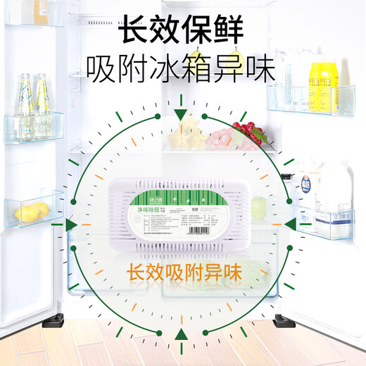 Green Source Special Deodorant Fresh Preservation Box for Refrigerator Activated Carbon Pack Deodorant Remover Six Boxes | Folding Door Refrigerator | Affordable Value