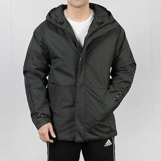 阿迪达斯 （adidas）运动棉衣男装 冬季连帽防棉服风户外保暖夹克外套 CY8624 DZ1429 M (175/96A)