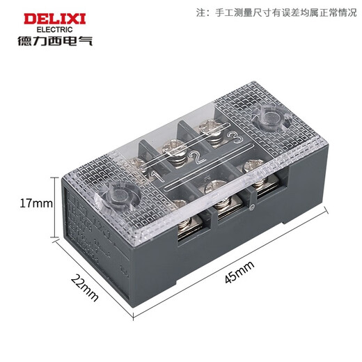 Delixi Anschlussblock TB1504 1503 1506 1510 1512 Klemmen Block Block Anschlusskasten 15a-3 Position TB1503