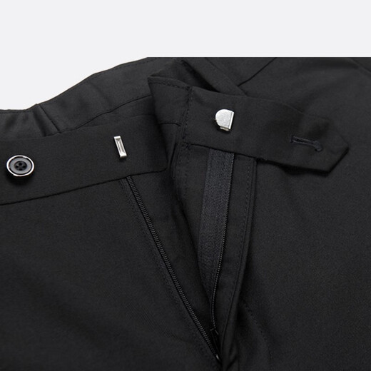 Yhv suit suit men's slim fit youth interview suit business formal wear solid color college student best man wedding adult ceremony 1611 black two buckle XL (175) recommended 120-135Jin Jin equals 0.5 kg