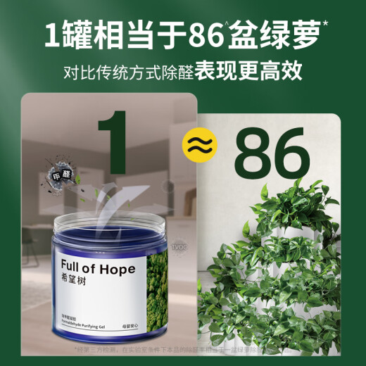 Hope Tree removes formaldehyde jelly magic box 1 can of foh powerful new house household formaldehyde scavenger