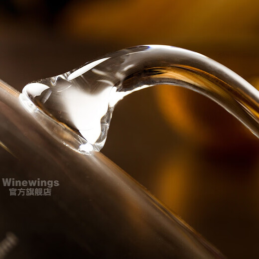 Winewings crystal glass white wine dispenser with scale red wine decanter divider jug household wine divider glass white wine wine set 1100ml wine dispenser