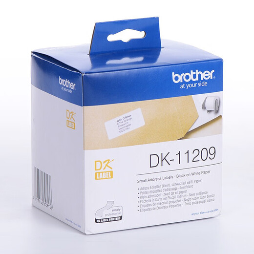 
Brother label machine original DK label paper self-adhesive label tape suitable for QL-1050/700/800/810/820 label printer DK-11209 [29mm*62mm*800 pictures]
