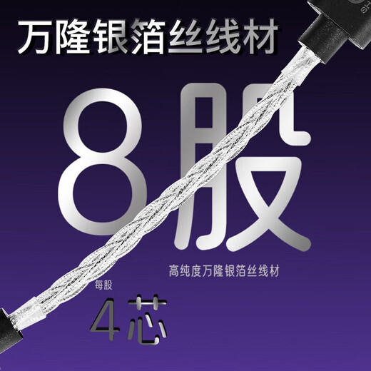 SHANLING L3 small tail Android adapter cable silver foil upgrade cable Type-C to Lighting