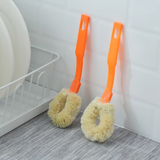 Ogilvy sisal pot brush kitchen cleaning supplies pot washing brush non-stick oil household cleaning utensil brush two pack AMY2018