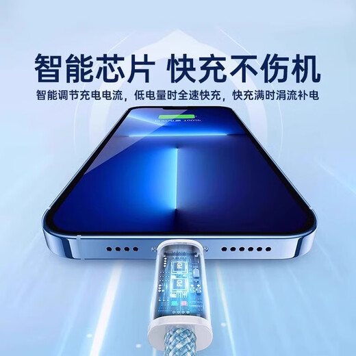 适用原装正品iPhone数据线45W快充编织 1米 【苹果16Plus】A3291
