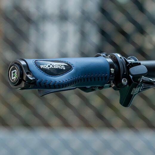 Rock Brothers bicycle handlebar covers silicone meat ball shock absorption and comfortable mountain bike deputy handlebar locking dead grip handlebar cover black pair (meat ball style) with tools