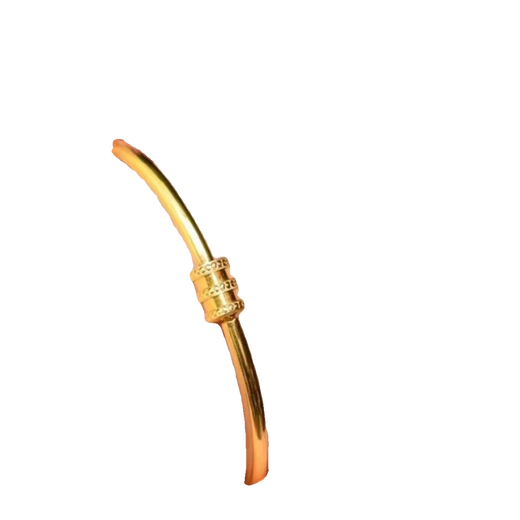 Ji Ge 24k small waist bracelet gold live mouth 999 pure gold female ring imitation gold bracelet glossy sand gold bracelet small waist bracelet 56 gift box