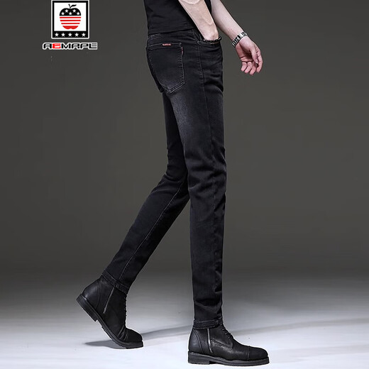 Aemape/American Apple Spring- und Herbst-High-End-Jeans Herren im mittleren Alter im mittleren Alter im koreanischen Stil im mittleren Alter.