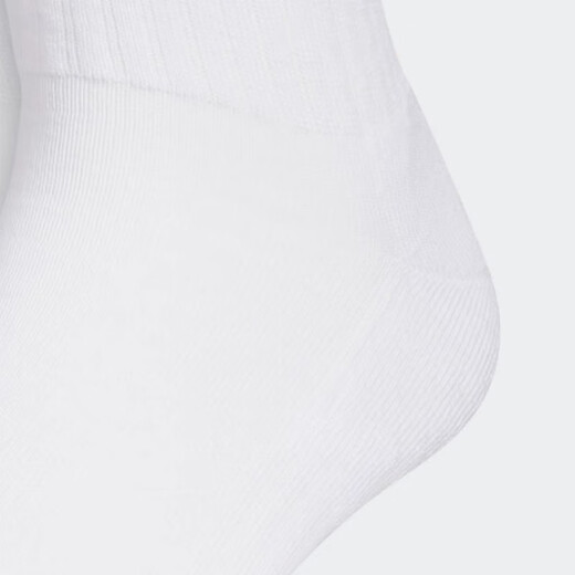 阿迪达斯（adidas）男袜女袜2024冬季新款舒适休闲透气运动袜JN4866 白色|JN4867 M
