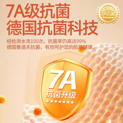 七匹狼秋衣秋裤男士保暖内衣薄款衬衣衬裤纯棉抗菌秋冬棉毛衫线衣线裤套 圆领 藏青 (100%纯棉抗菌) XL (175) 推荐体重130-150斤