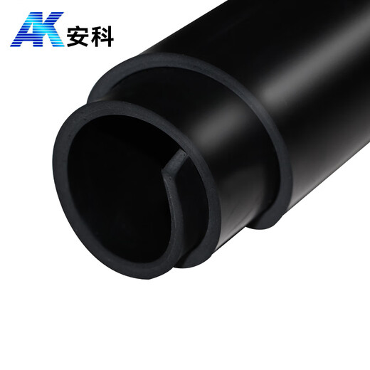 安科 5kV绝缘胶垫 3mm1米*1米 绝缘垫配电房黑色平面 绝缘橡胶垫胶板