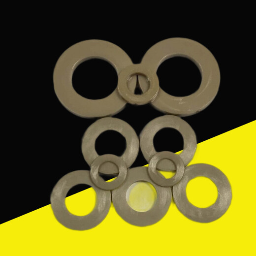 Jian Gong PEEKpeek flat pad resistant to high temperature, high strength and corrosion resistant M3M4M8M12M16 M4 nuts 5 pieces