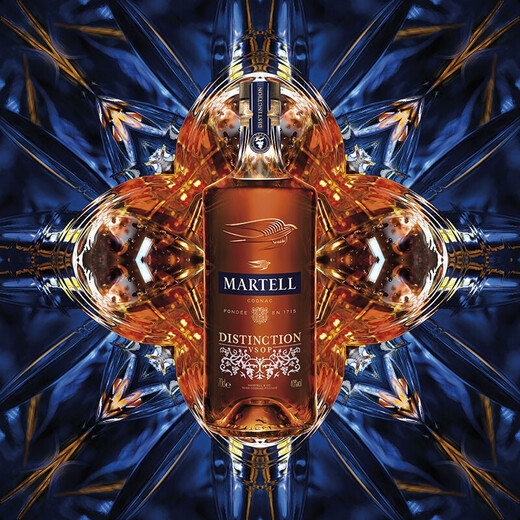 马爹利（Martell）鼎盛 VSOP 干邑白兰地 洋酒 法国进口 送礼佳选 鼎盛 500mL 1瓶 +礼袋干邑杯