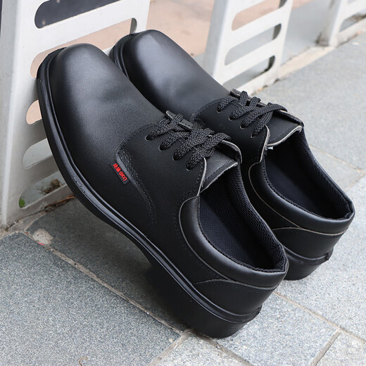 
Dunwang Electrician leather shoes with durable 6kv high voltage insulated shoes for men and women safety protection lightweight soft sole 8281 work shoes 42