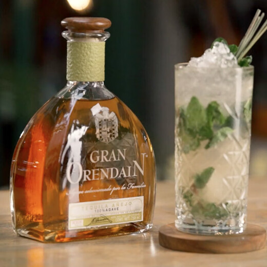 OU Shuai México Tequila importado, versión de vino de botella de vidrio, vino de mezcla de vinos extranjeros, vino base de tiendas de conveniencia set 100% tequila, tesoro envejecido