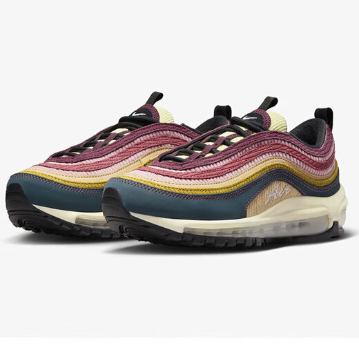 Nike (Nike) Frauenschuhe 2025 Neuer Sommer Air Max 97 Luftkissen Sport und lässige Laufschuhe DH1592 FB8454-300 36.5