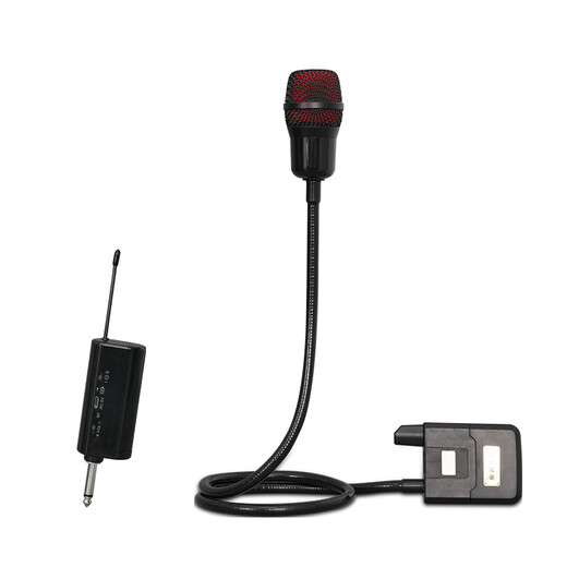DGH hanging neck wireless microphone self-playing and singing street playing and singing stage performance hand-held box guitar box special wired microphone G-22 wireless microphone one for two
