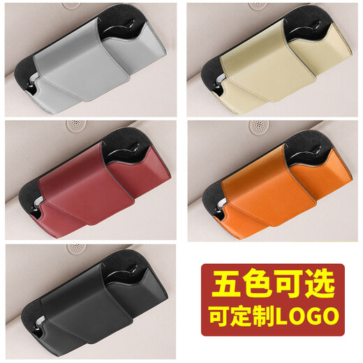 TKHE Lunettes de voiture Boîte de soleil Soleil Lunettes de soleil Clip Clip de la voiture Ploucion Plènes Clipons de soleil Boîte de rangement Nio ET5ES6ES8ET7EC679 Box Box Clip Couleur [Couleur d'image par défaut]