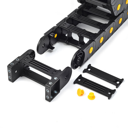 
Jilitian Huangdot Bridge Tank Chain 3D Model Photo 45UV Flat Printing Manipulator Yiheda Engineering Drag Chain Replacement Yellow Dot Strengthening Bridge 2050R55 External Width and Height 3567