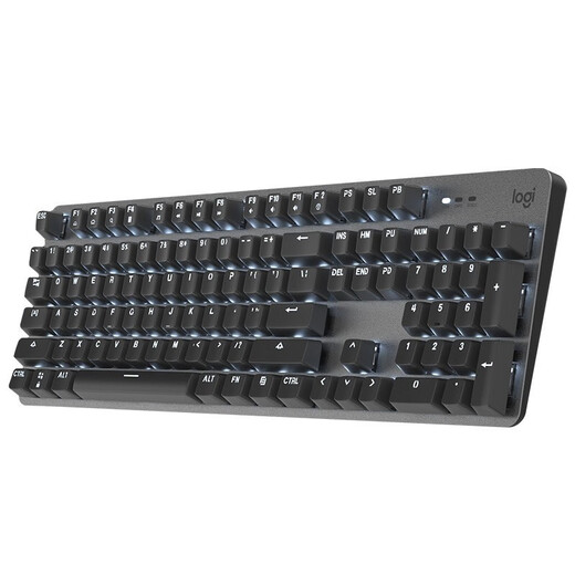 罗技（Logitech）机械键盘K845 有线键盘 全尺寸单光 TTC轴 游戏办公键盘 DIY键帽 K845红轴+常青藤键帽